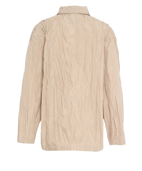 Jacke mit Plissee-Falten