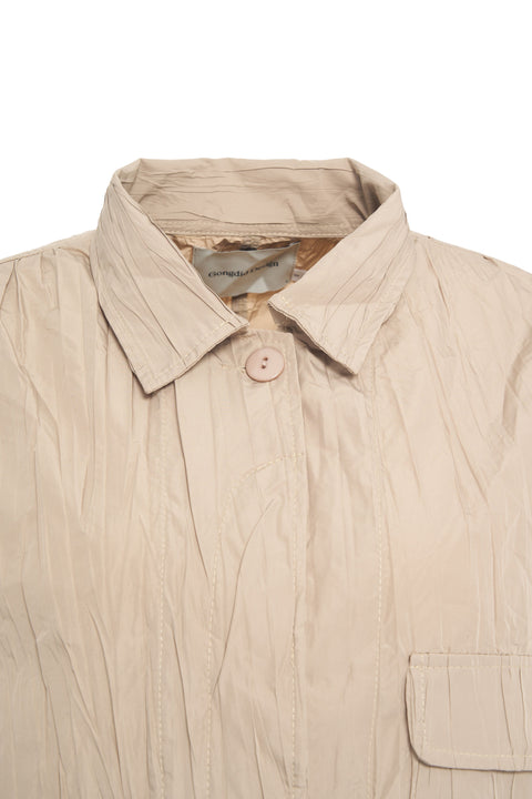 Jacke mit Plissee-Falten