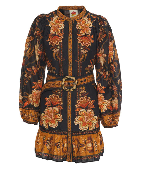 Abito con motivo floreale