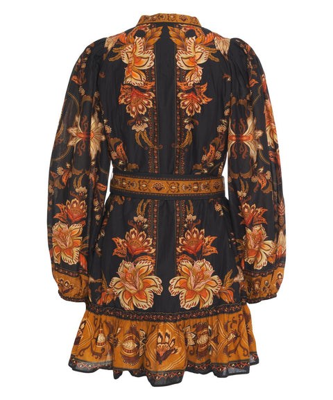 Abito con motivo floreale