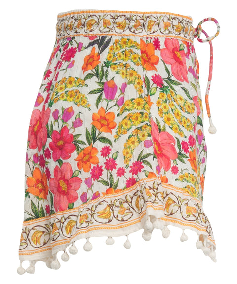Shorts with floral pattern