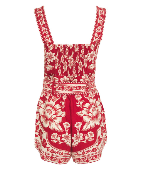 Jumpsuit mit Floralem Muster