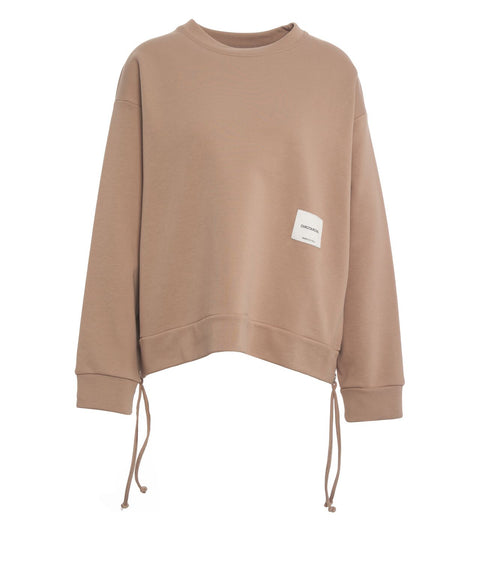 Felpa con etichetta logo