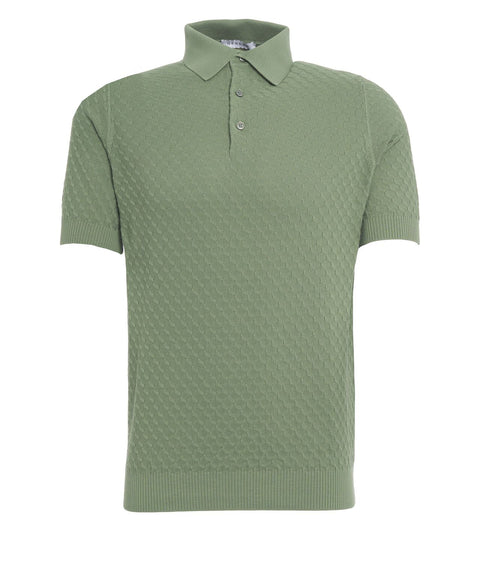 Strickpolo mit Struktur