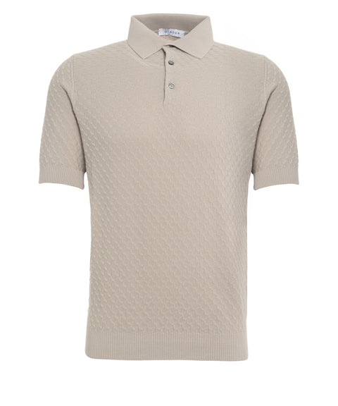 Strickpolo mit Struktur
