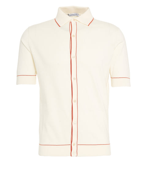 Poloshirt mit Piping