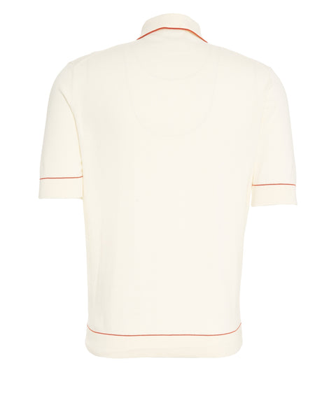 Poloshirt mit Piping