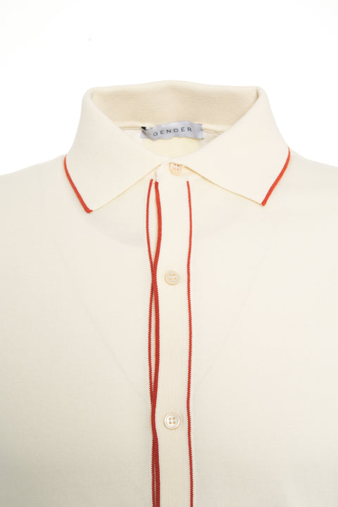 Poloshirt mit Piping