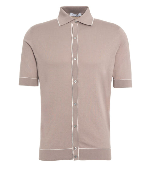 Poloshirt mit Piping