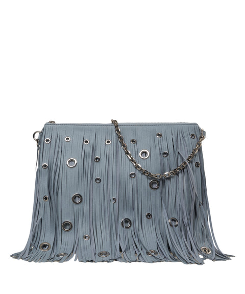 Shoulder bag with fringes