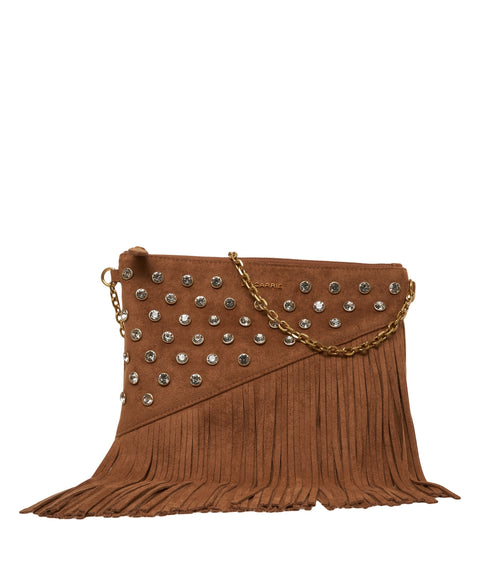 Shoulder bag with fringes