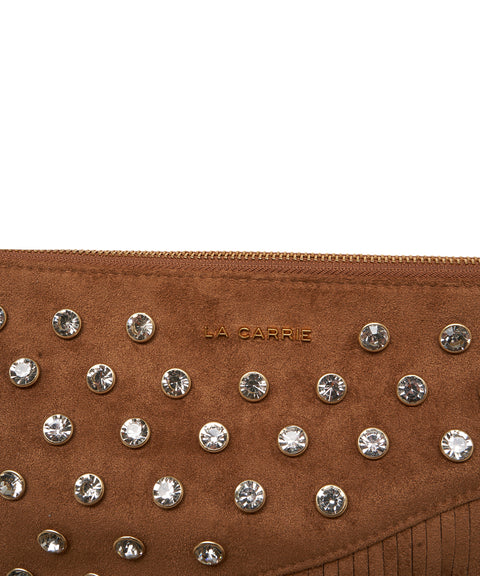 Shoulder bag with fringes