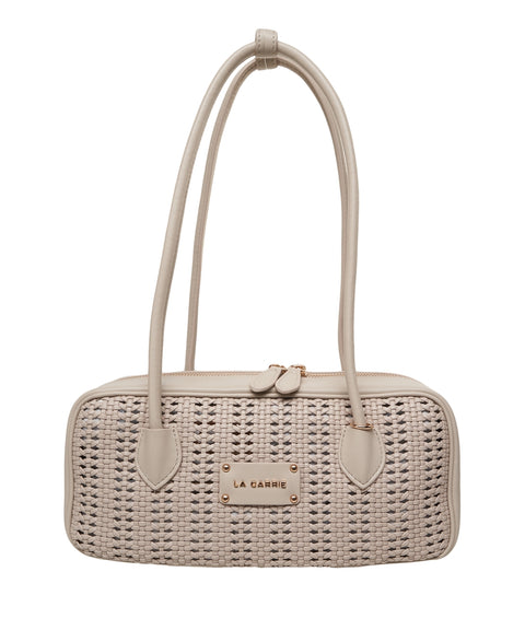 Woven shoulder bag