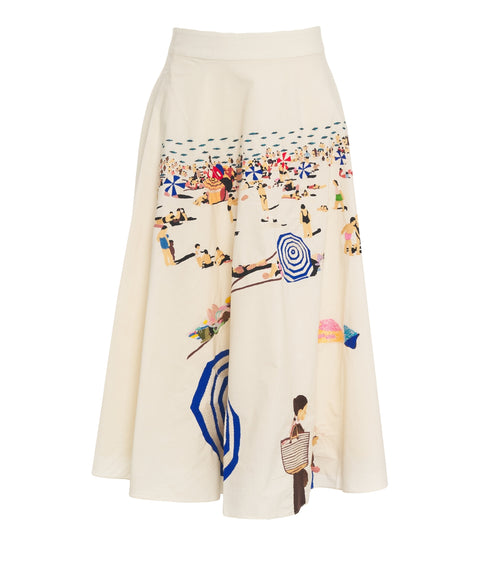 Midi skirt 'Corfou'