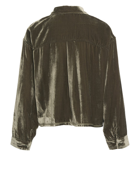 Overshirt in velluto 'Ankaz'