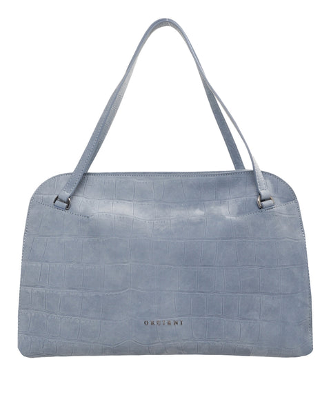 Schultertasche aus Nubukleder 'Lido'