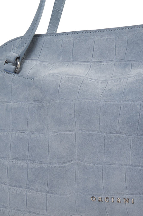 Schultertasche aus Nubukleder 'Lido'