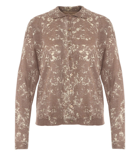 Cardigan with pattern