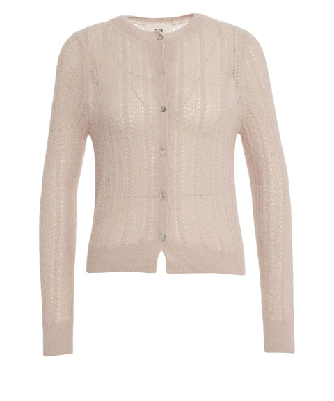 Cotton blend cardigan