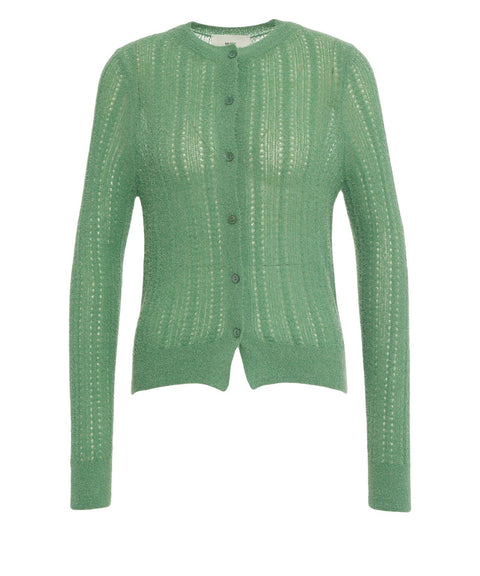 Cotton blend cardigan