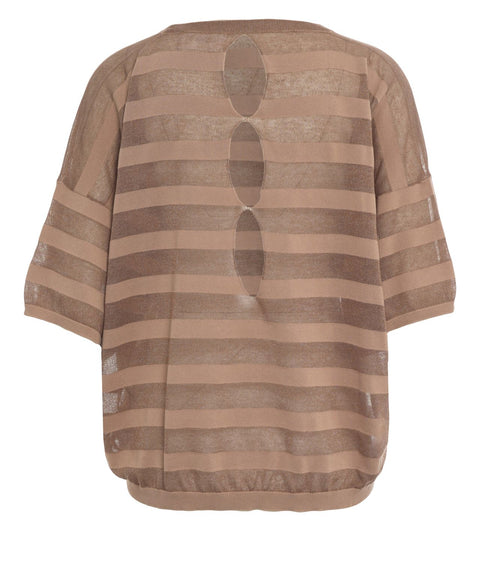 Cotton knit sweater