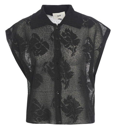Top in misto cotone