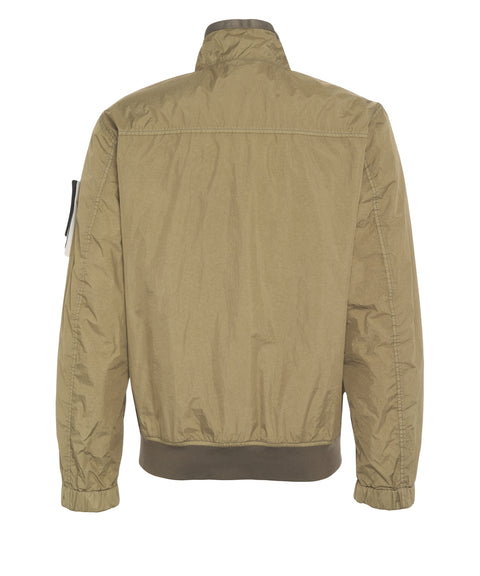 Jacke mit Logoetikett