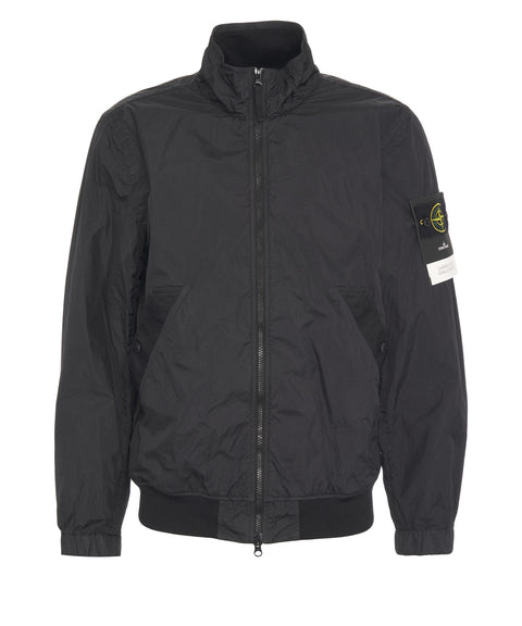 Jacke mit Logoetikett