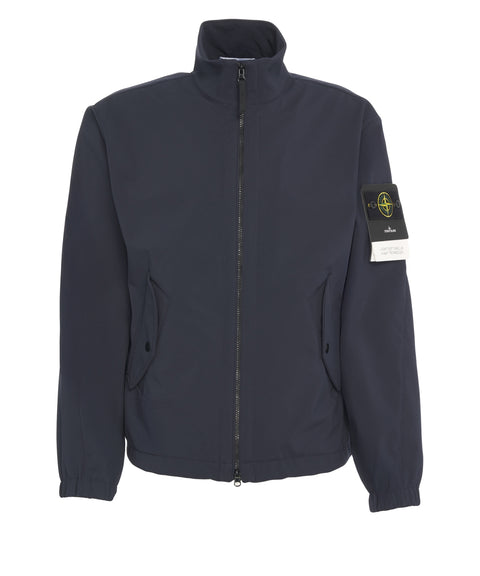 Jacke mit Logoetikett