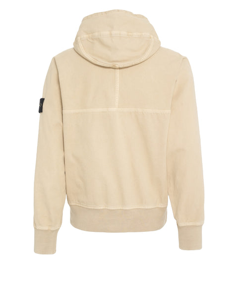 Felpa con cappuccio e zip