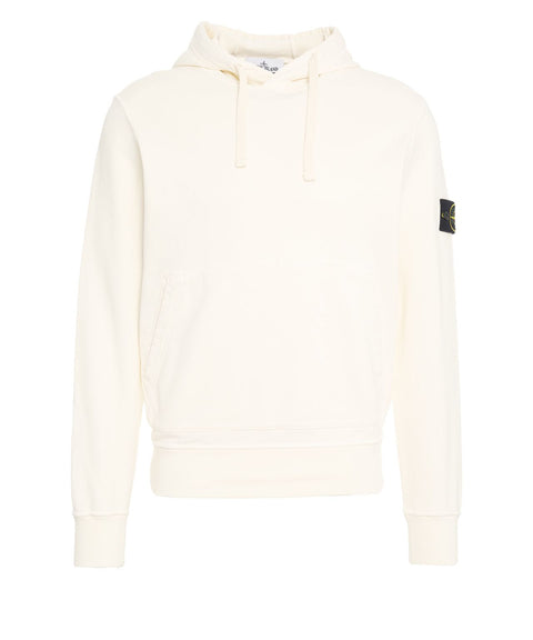 Felpa con cappuccio e logo