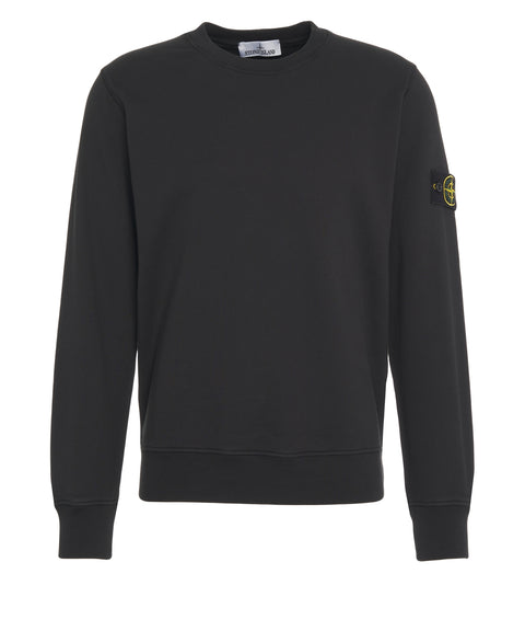 Felpa con etichetta logo