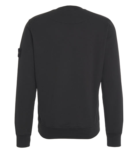 Felpa con etichetta logo