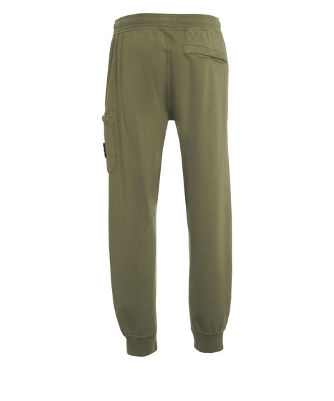 Joggers with logo patch