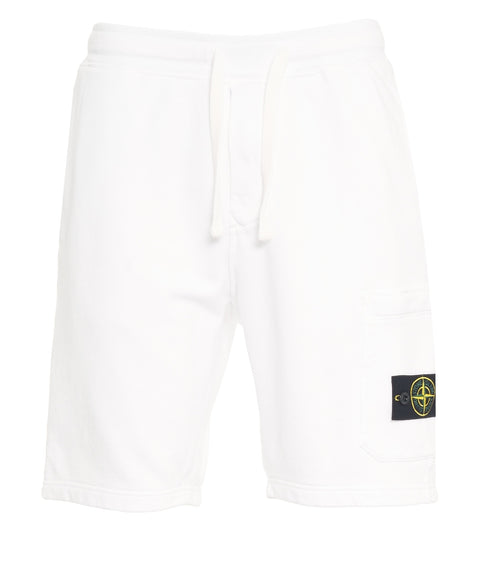 Shorts mit Logoetikett