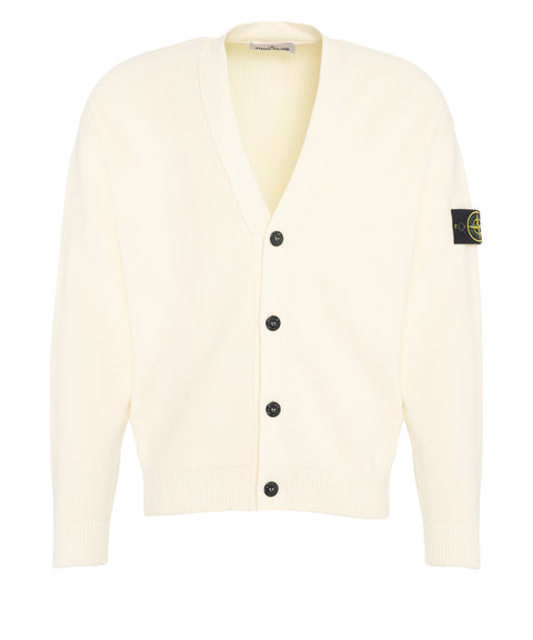 Strickjacke mit Logoetikett