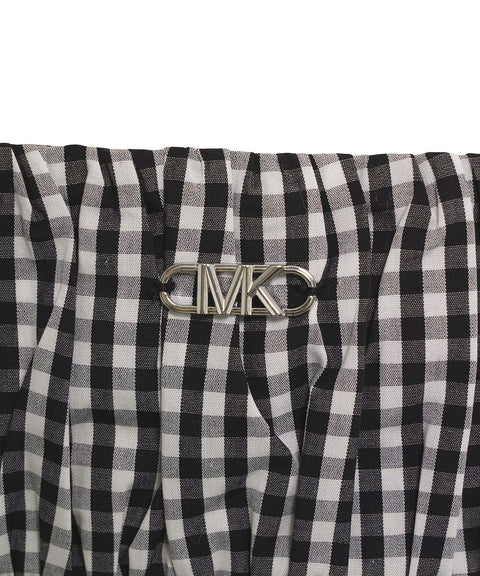 Baumwoll-Top mit Karomuster