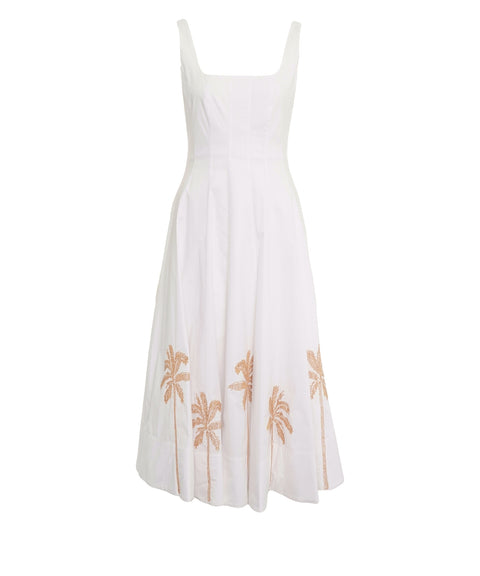 Midikleid mit Stickerei 'Wells'