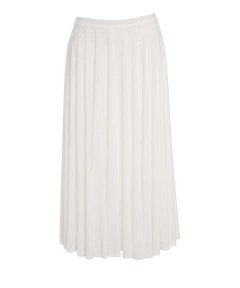 Pleated midi skirt