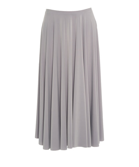 Pleated midi skirt
