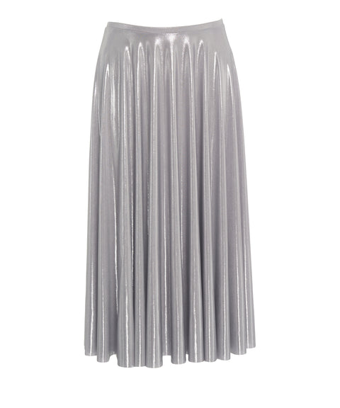Pleated midi skirt