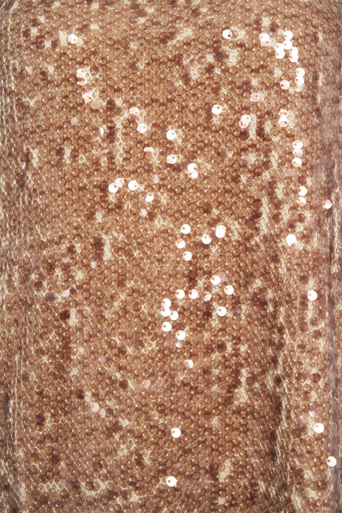 Mini dress with sequins 'New York'
