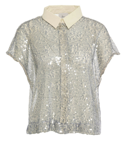 Blusa con paillettes 'Città del Messico'
