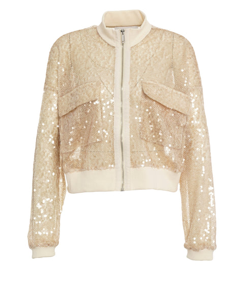 Bomber con paillettes 'Bologna'