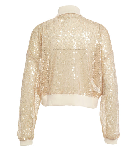Bomber con paillettes 'Bologna'