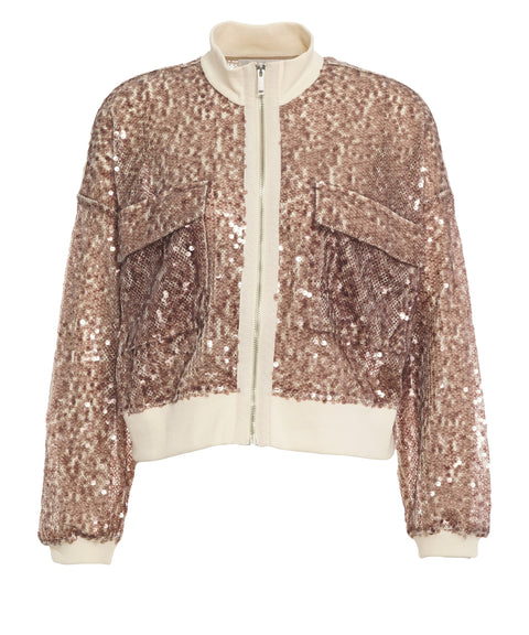Bomber con paillettes 'Bologna'