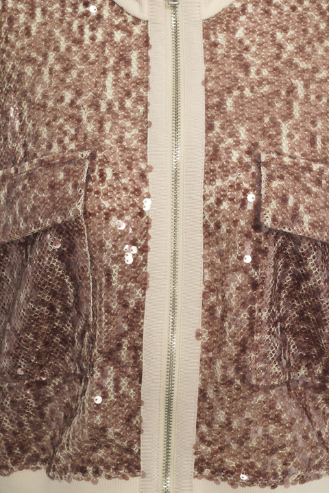Bomber con paillettes 'Bologna'