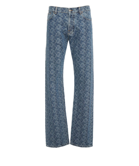 Jeans in jacquard