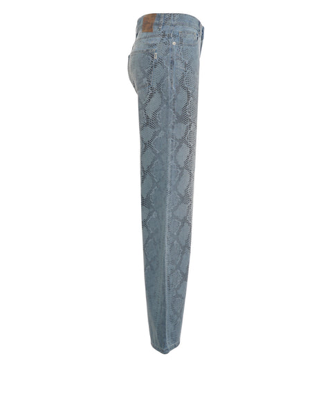 Jeans mit Phyton Print 'Hanoi'