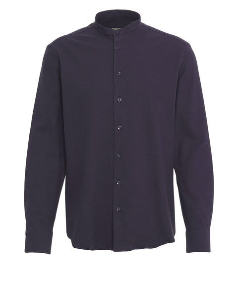 Camicia con collo alla coreana